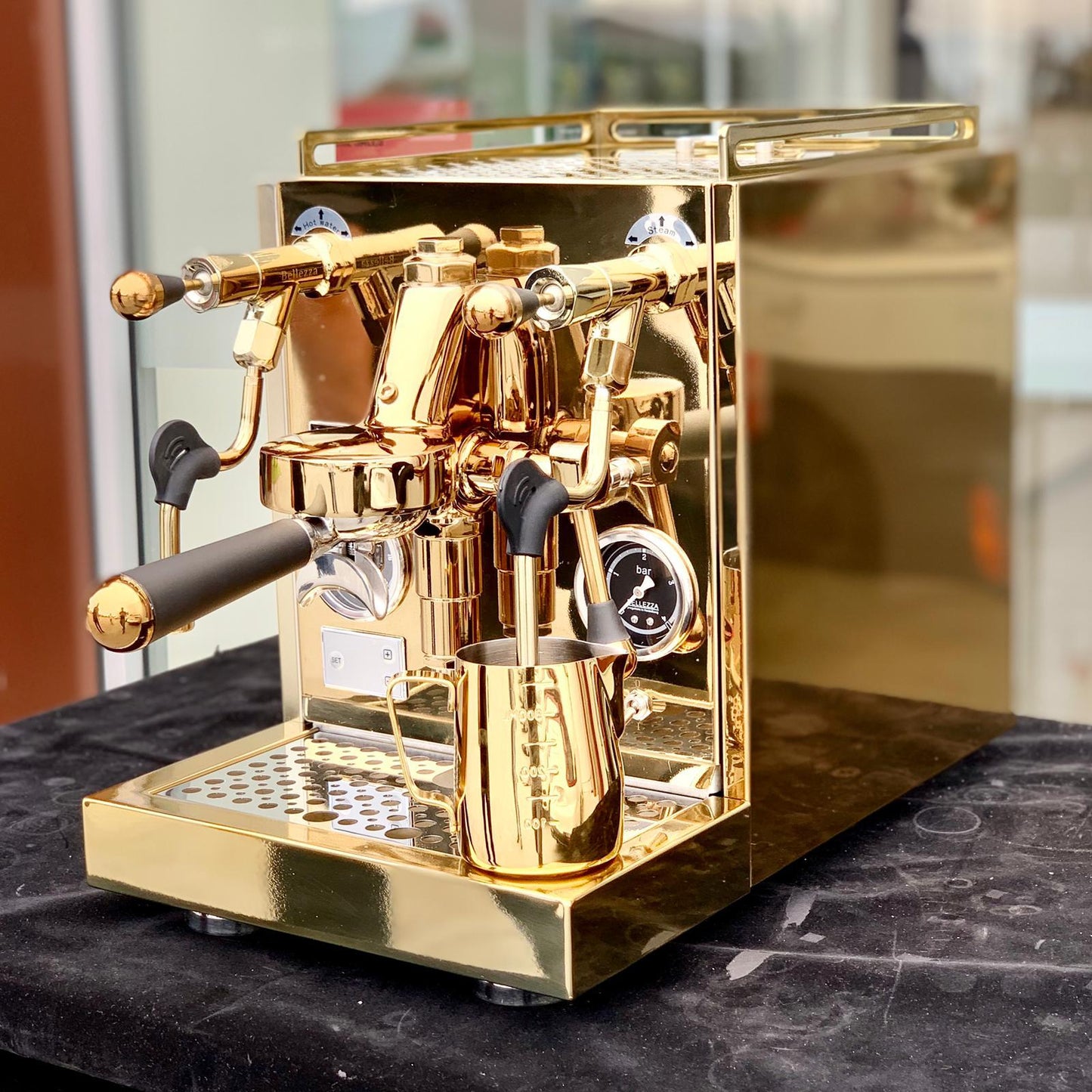 Bellezza Espresso Inizio Rotary 24 Carat Gold