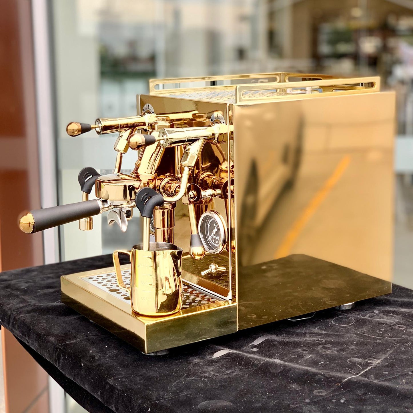 Bellezza Espresso Inizio Rotary 24 Carat Gold